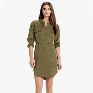 Lucky Brand Military Shirt Dress